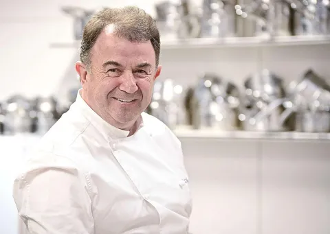 Martín Berasategui en la Escuela