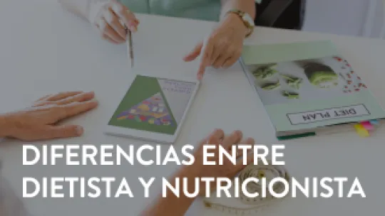 diferencias entre dietista y nutricionista