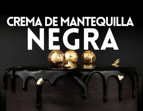 Crema de mantequilla negra