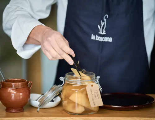 Joel Castanyé, en la Boscana Joel Castanyé